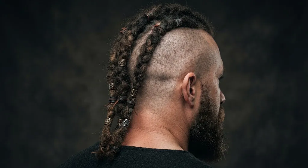 Shaved Sides Braided Dreadhawk