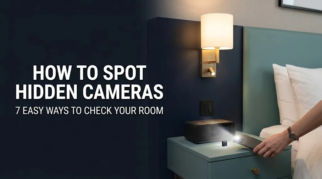 How to Spot Hidden Cameras in Hotels, Rentals, and Private Spaces